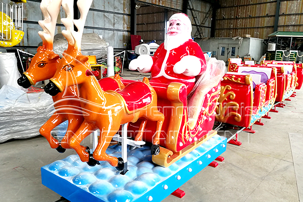 Mall Christmas Train Made by Dinis Train Ride Manufacturer
