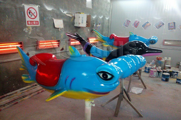 luxury carousel in a park