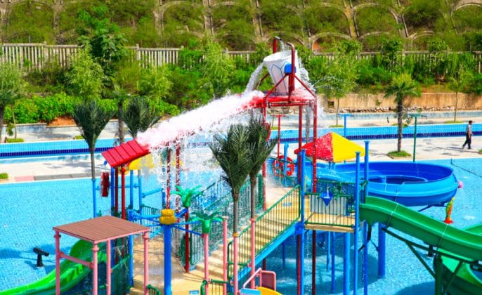 small water park construction cost per square meter